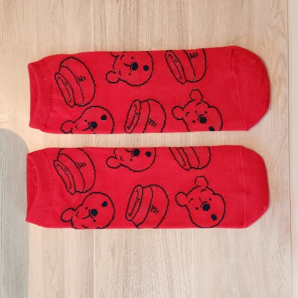 Disney Accessories - Disney Winnie The Pooh Low Cut Socks NWOT Shoe Size 4-10